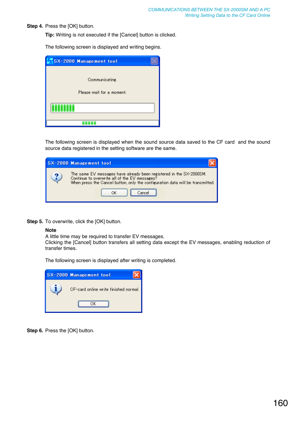 Toa SX-2000 Series User Manual | Page 160 / 180