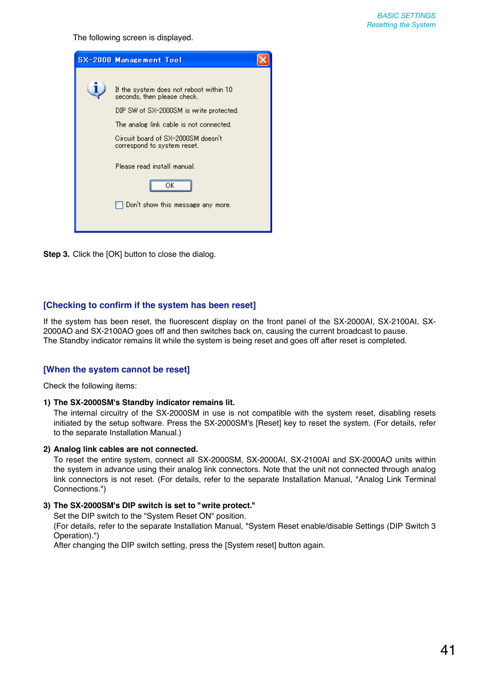Toa SX-2000 Series User Manual | Page 41 / 180