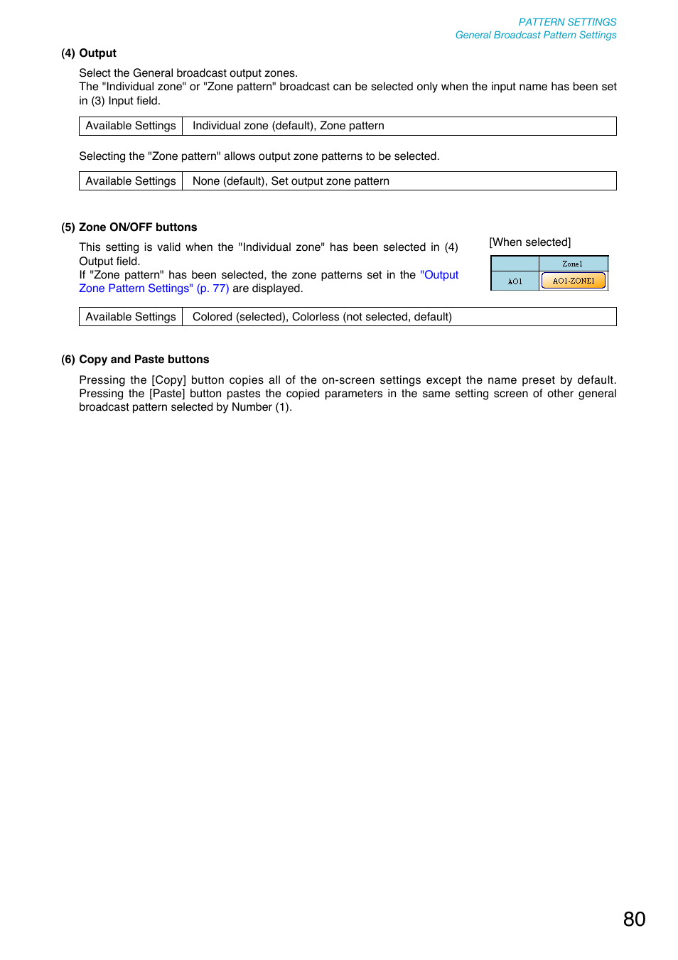 Toa SX-2000 Series User Manual | Page 80 / 180