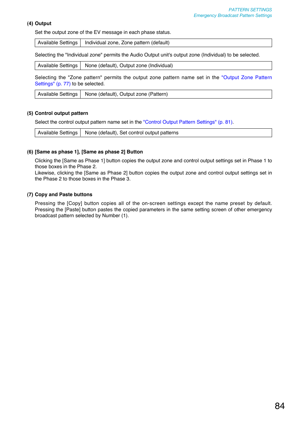Toa SX-2000 Series User Manual | Page 84 / 180