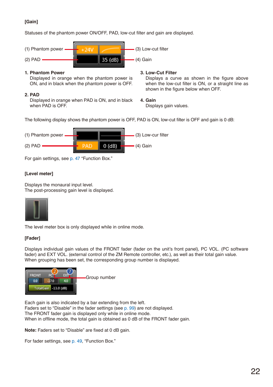 Toa M-864D Ver.2.2.0 User Manual | Page 22 / 131