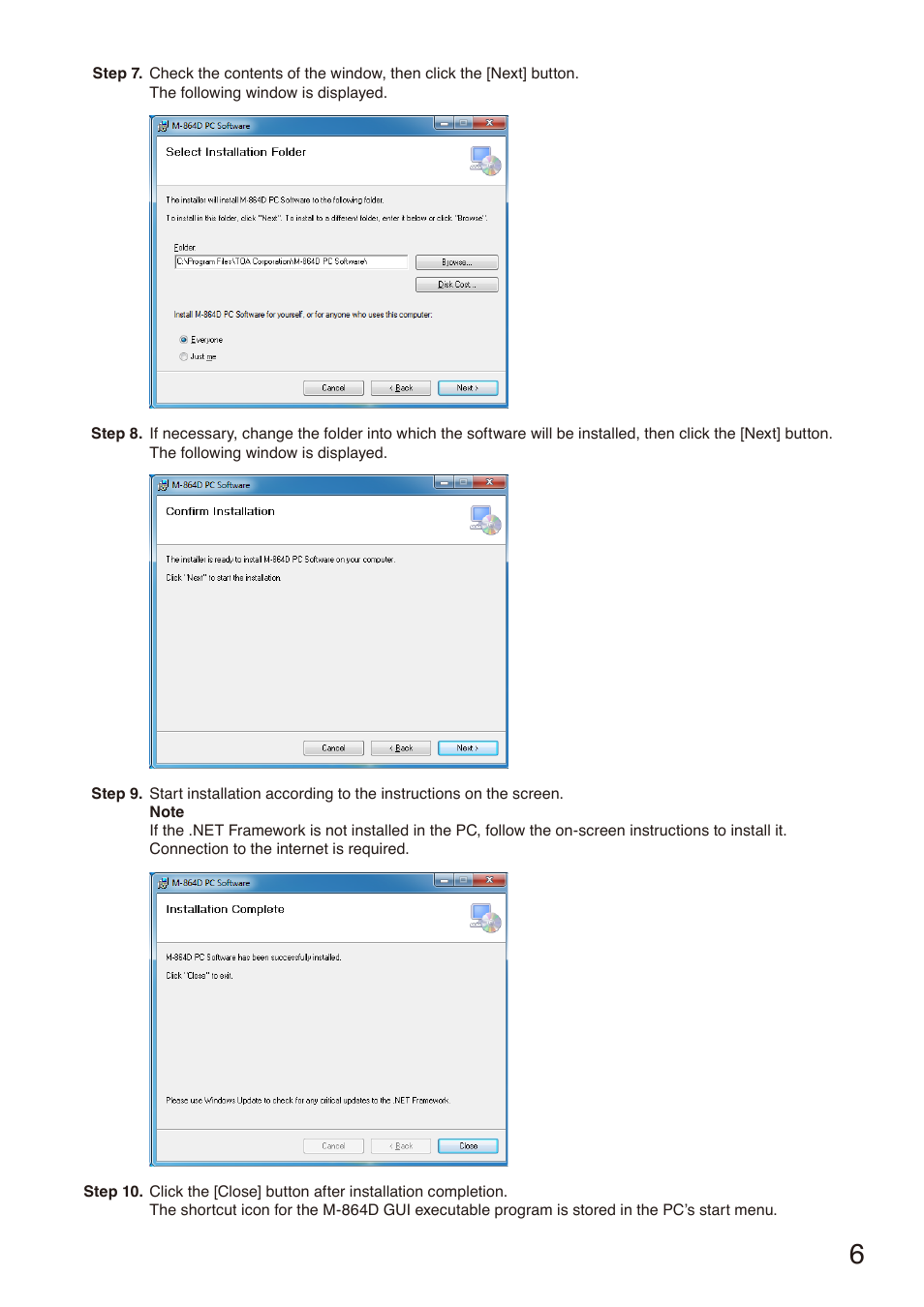 Toa M-864D Ver.2.2.0 User Manual | Page 6 / 131