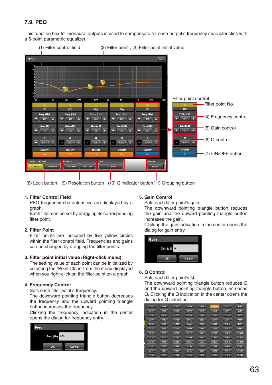 P. 63 | Toa M-864D Ver.2.2.0 User Manual | Page 63 / 131