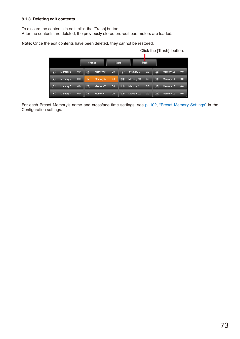 Toa M-864D Ver.2.2.0 User Manual | Page 73 / 131