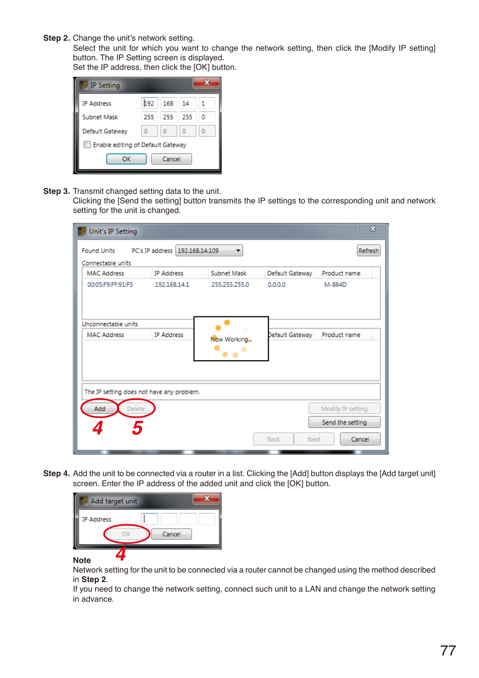 Toa M-864D Ver.2.2.0 User Manual | Page 77 / 131