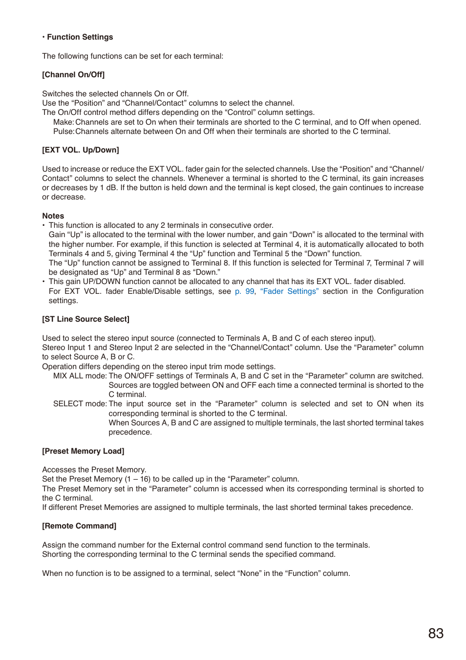 Toa M-864D Ver.2.2.0 User Manual | Page 83 / 131