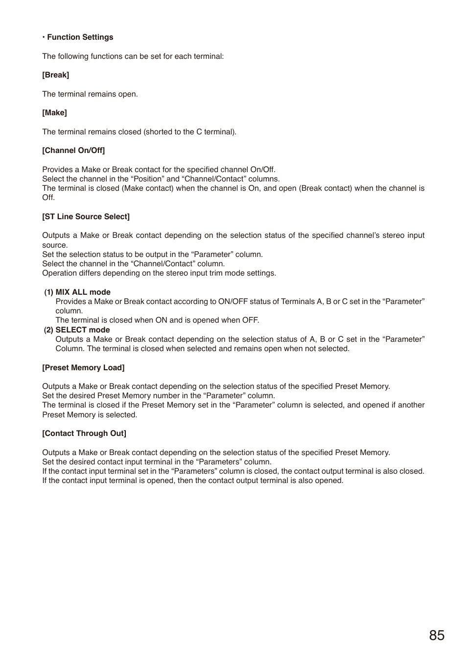 Toa M-864D Ver.2.2.0 User Manual | Page 85 / 131