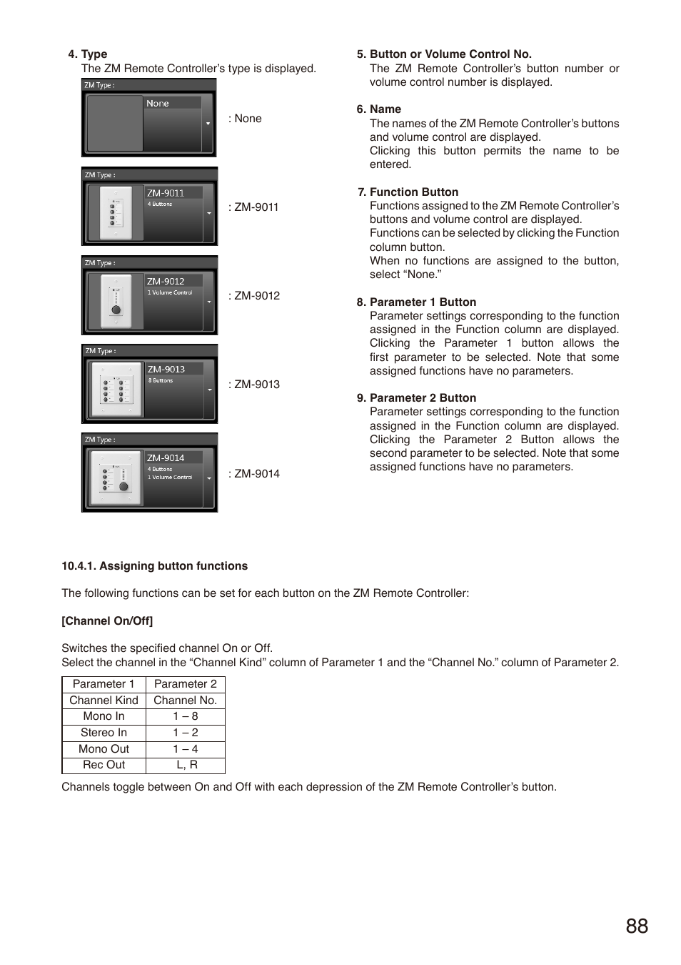 Toa M-864D Ver.2.2.0 User Manual | Page 88 / 131