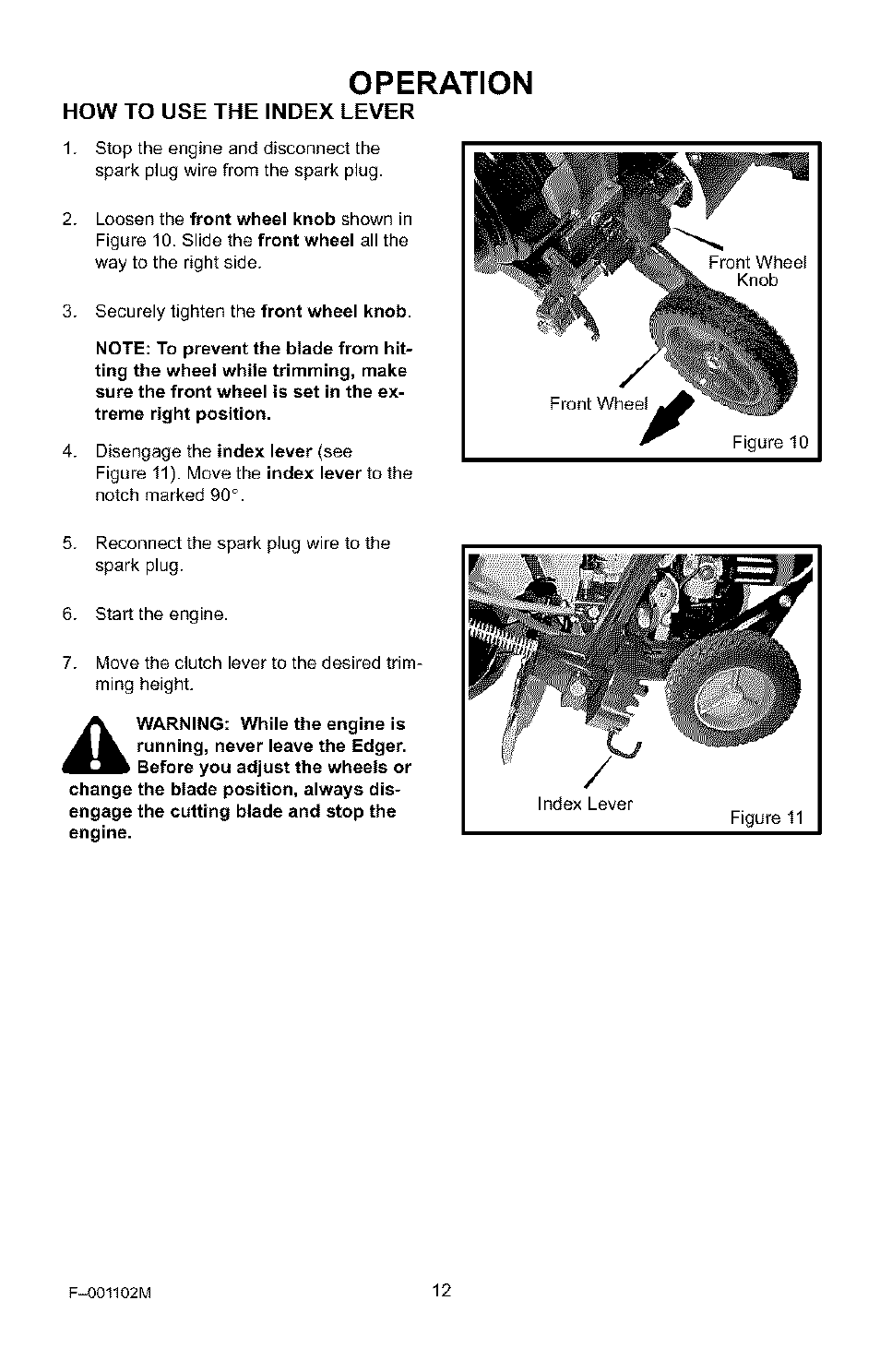 Operation | Craftsman 536.772301 User Manual | Page 12 / 60