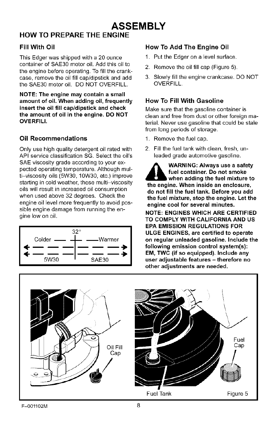 Assembly | Craftsman 536.772301 User Manual | Page 8 / 60