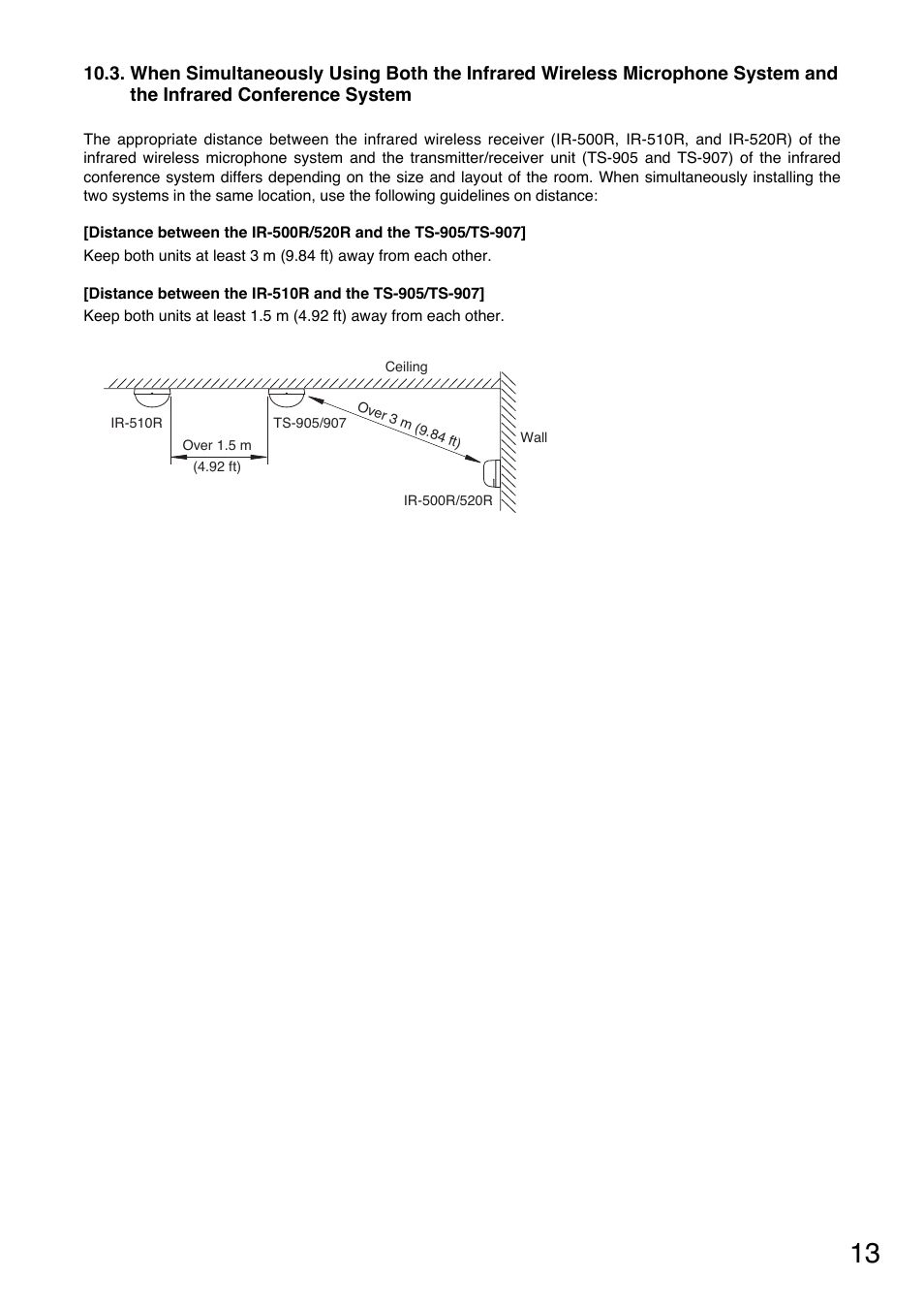 Toa IR-702T User Manual | Page 13 / 56