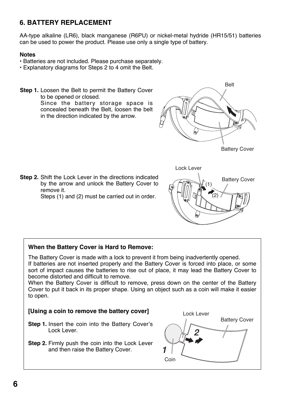 Toa ER-1000 WR User Manual | Page 6 / 12