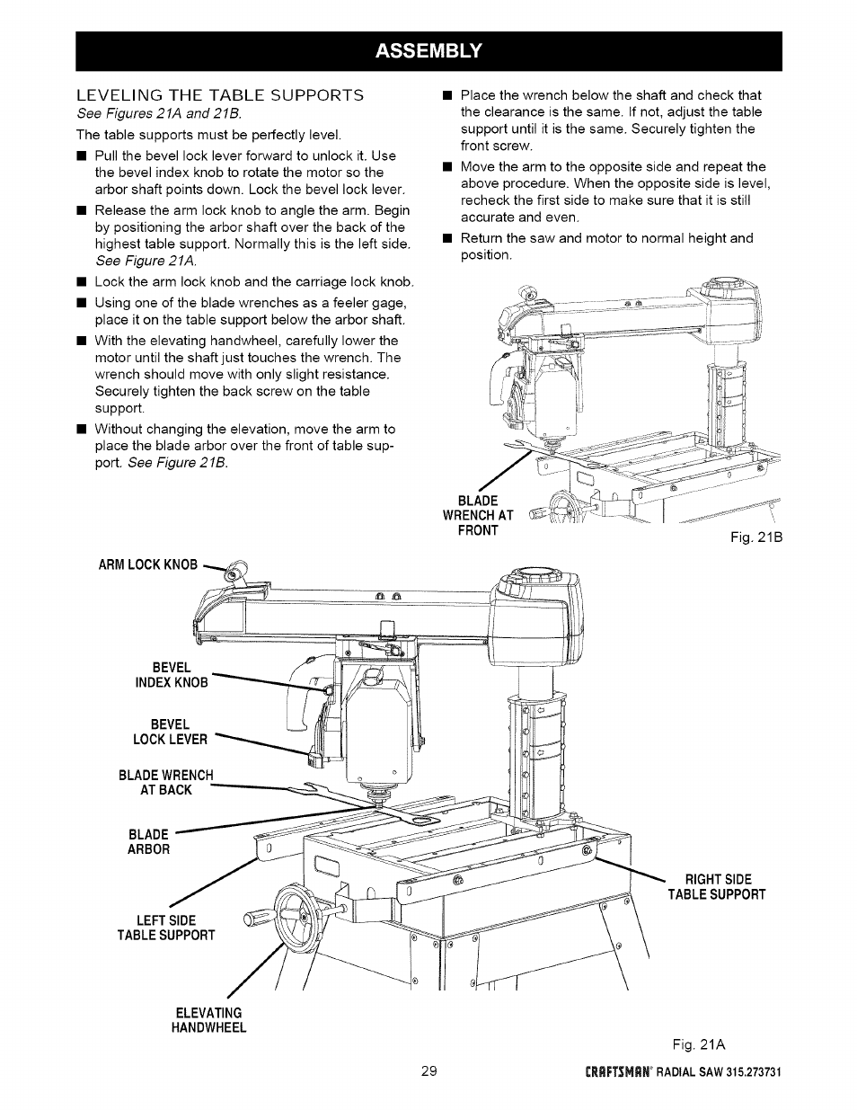 Craftsman 315.273731 User Manual | Page 29 / 80