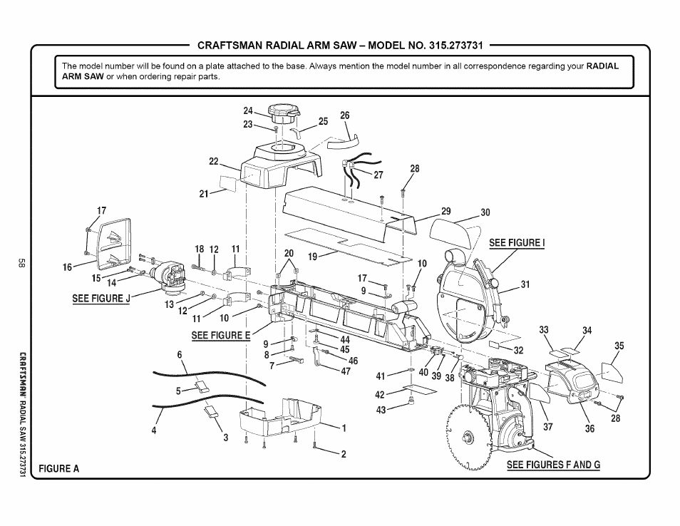 Craftsman 315.273731 User Manual | Page 58 / 80