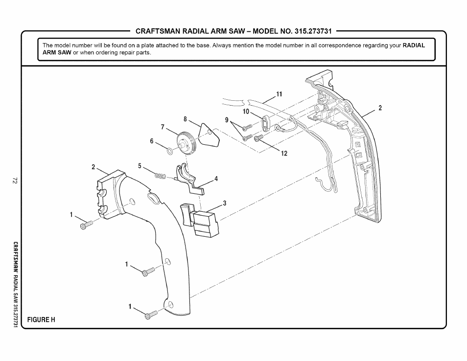 Craftsman 315.273731 User Manual | Page 72 / 80