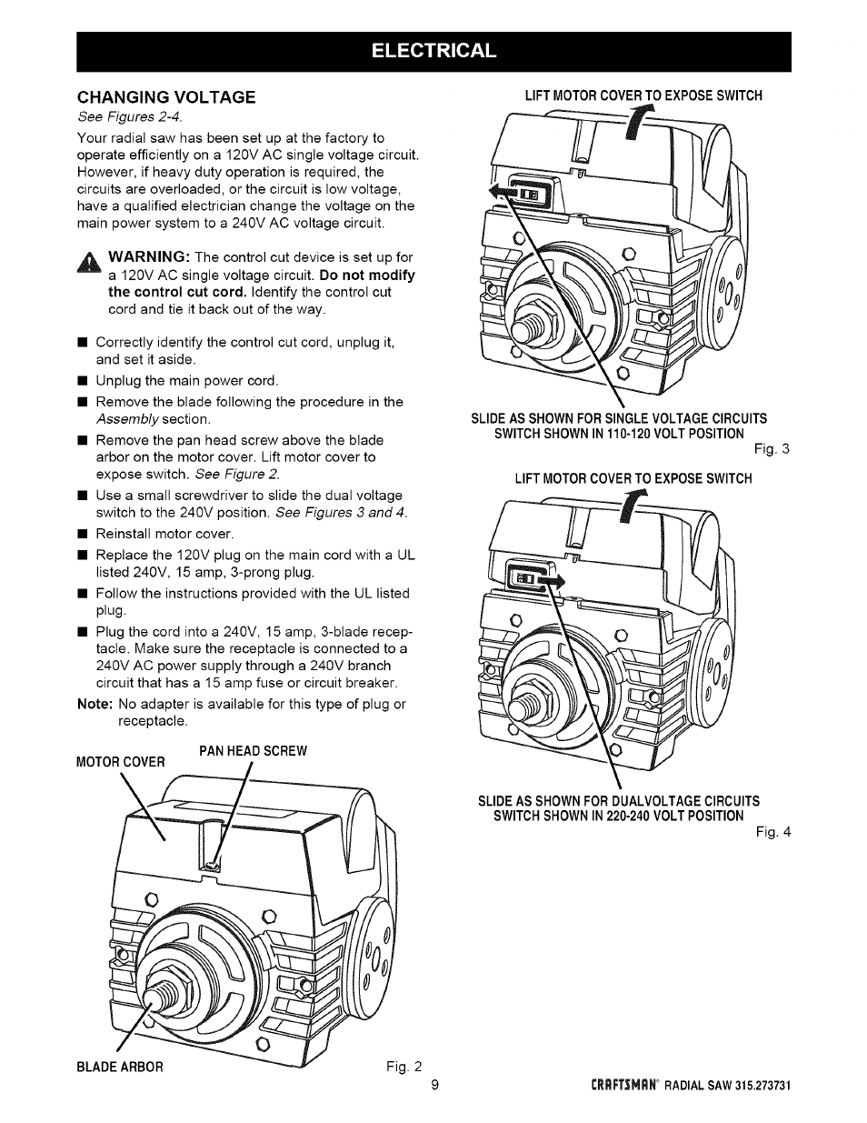Craftsman 315.273731 User Manual | Page 9 / 80