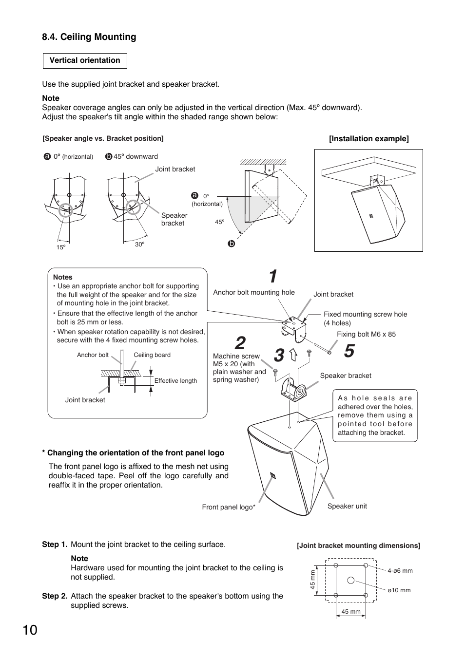 Toa F-2000WTWP User Manual | Page 10 / 20