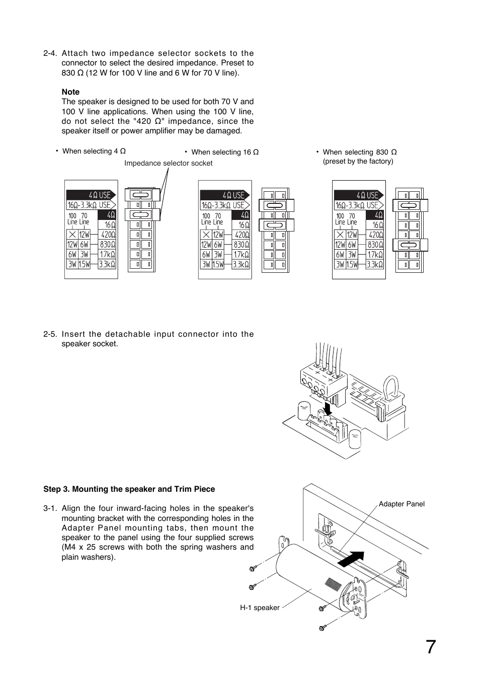 Toa H-1 User Manual | Page 7 / 12