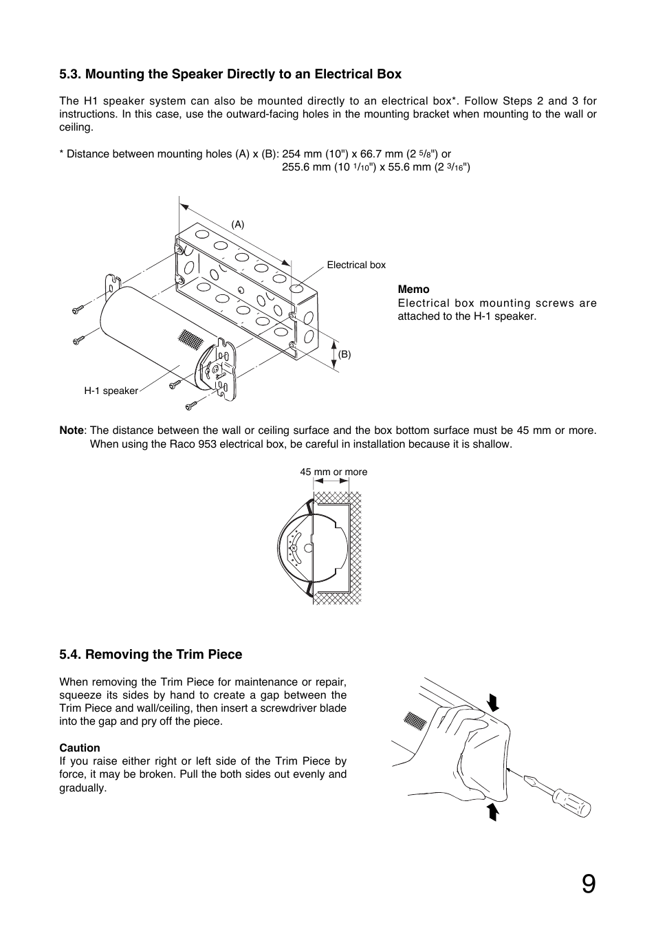 Toa H-1 User Manual | Page 9 / 12