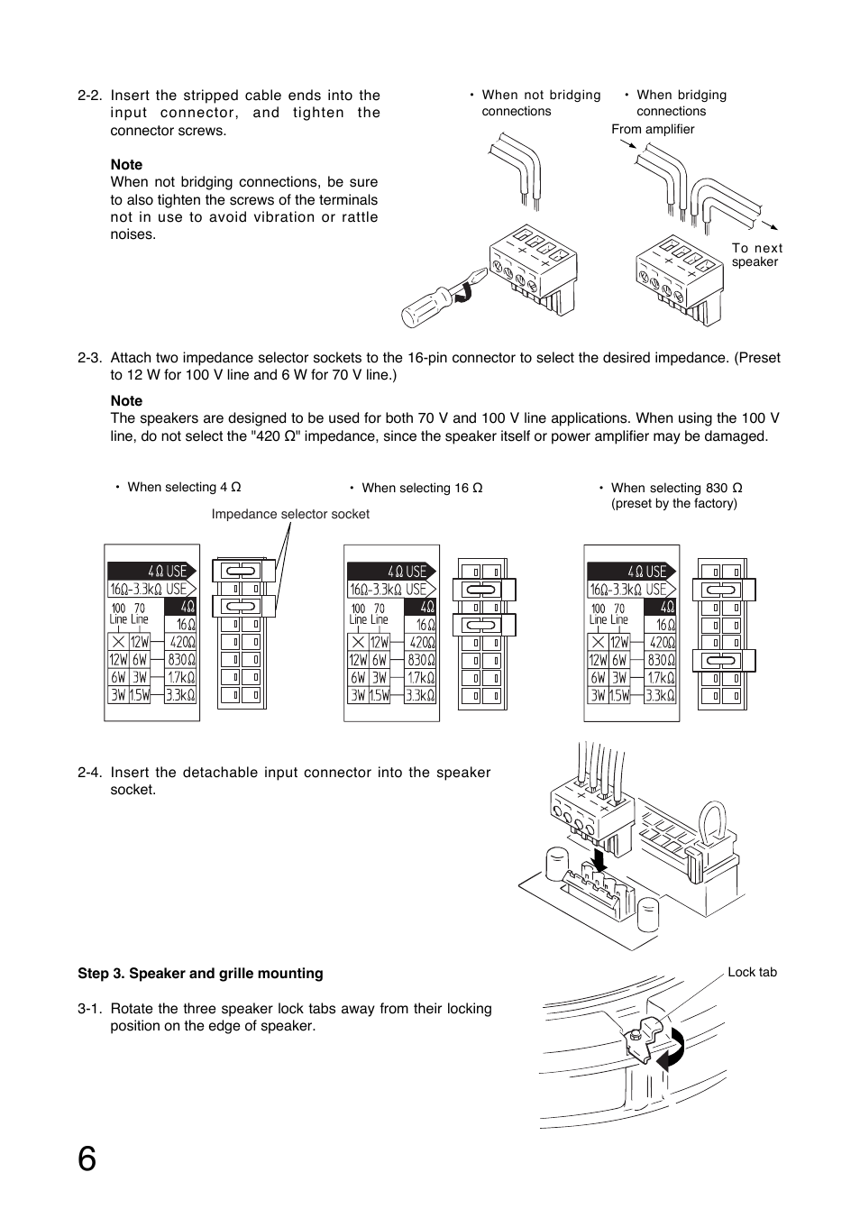 Toa H-2WP User Manual | Page 6 / 12