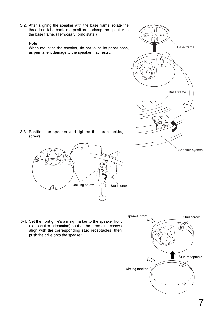 Toa H-2WP User Manual | Page 7 / 12