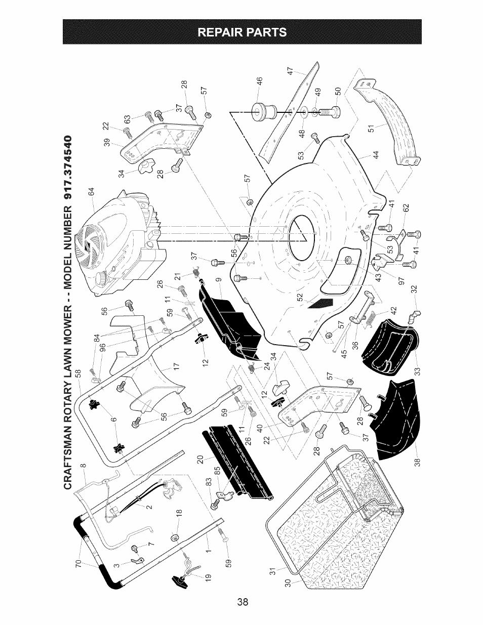 Craftsman 917.374540 User Manual | Page 38 / 48