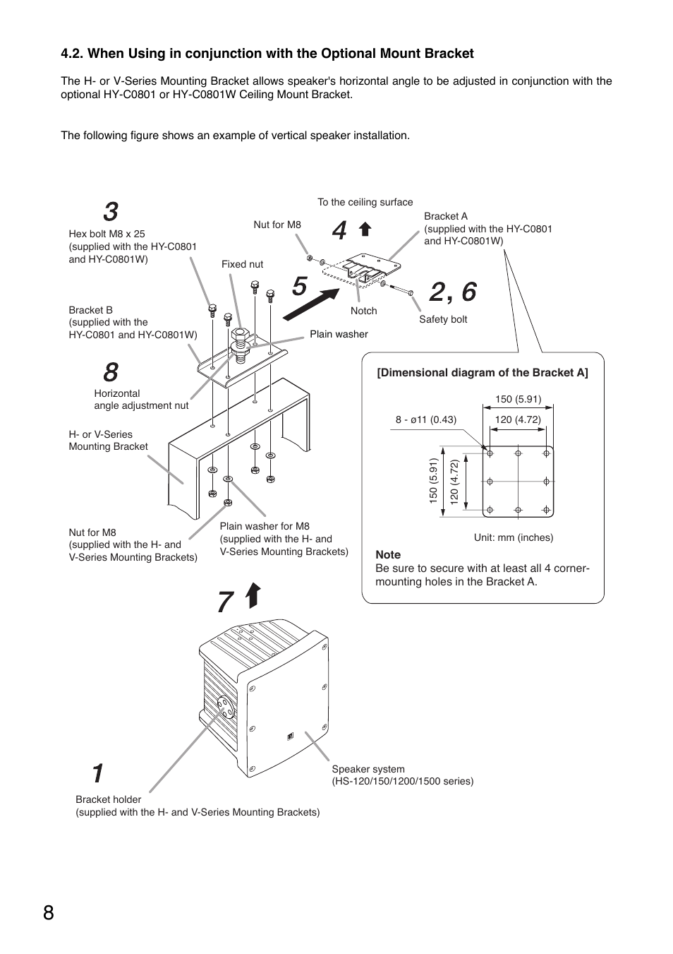 Toa HY-1500HW User Manual | Page 8 / 16