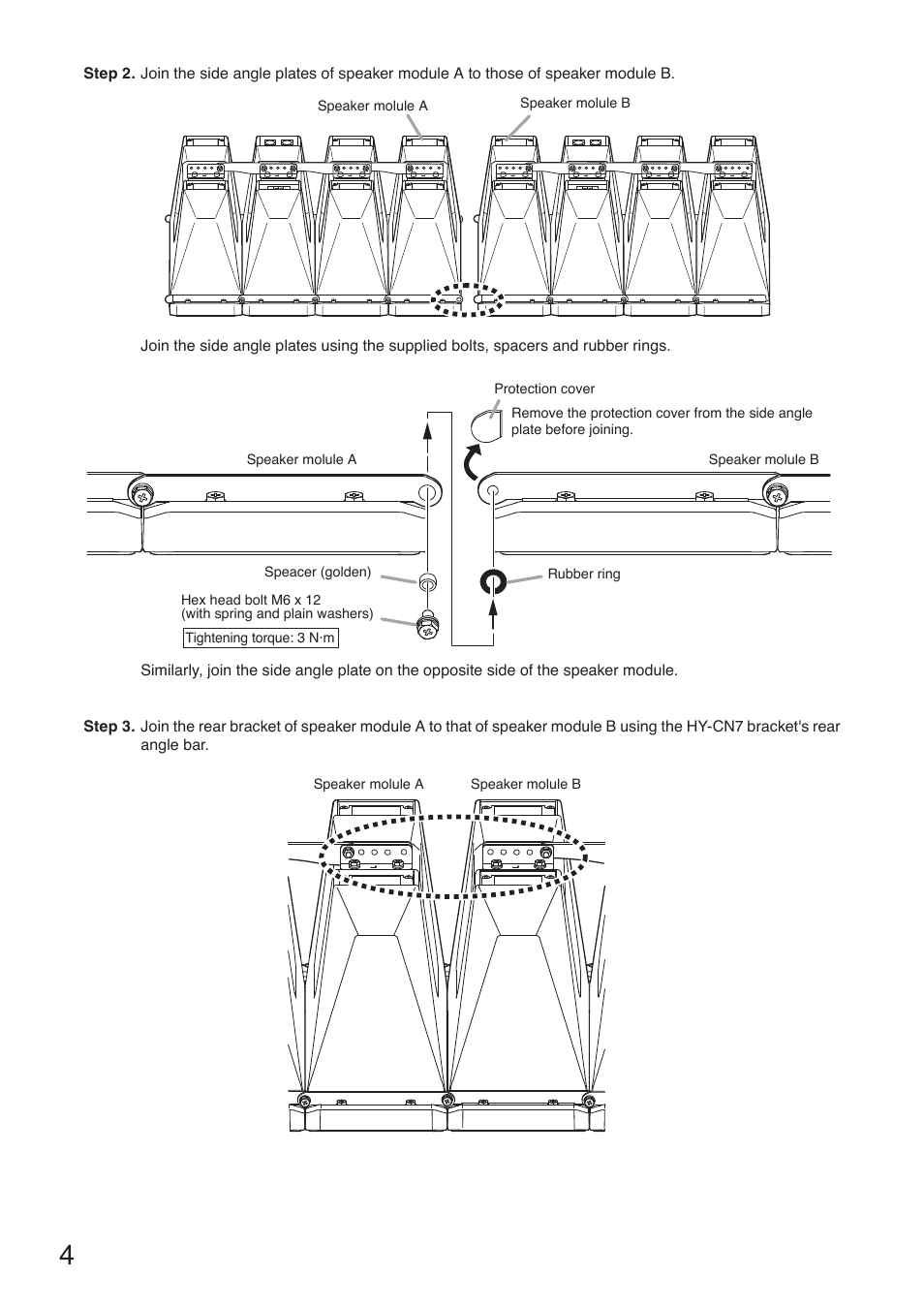 Toa HY-CN7W-WP User Manual | Page 4 / 8