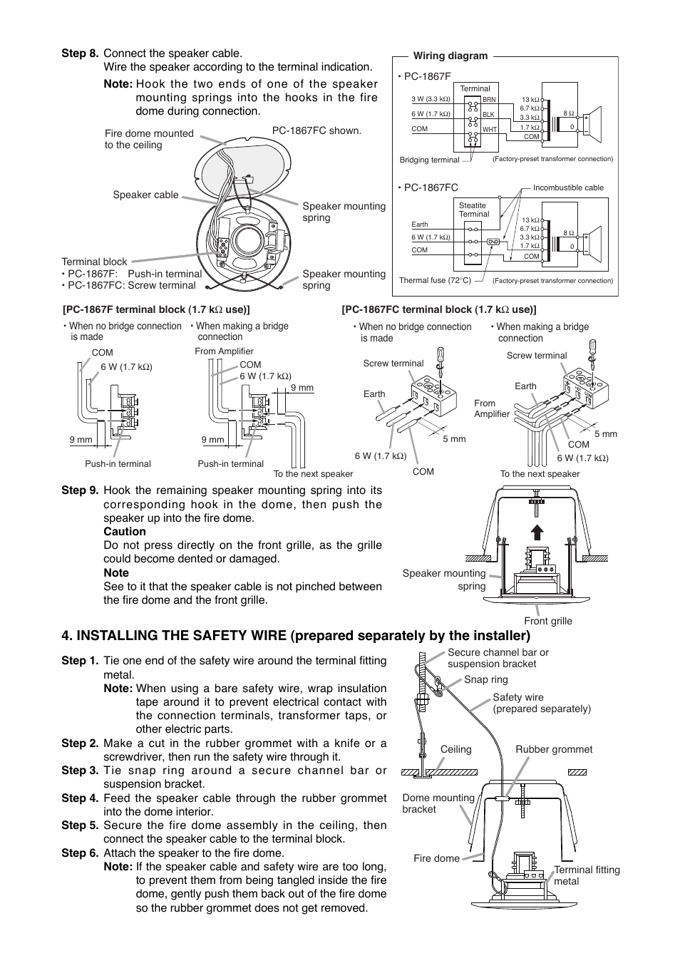 Toa PC-1867FC User Manual | Page 3 / 4