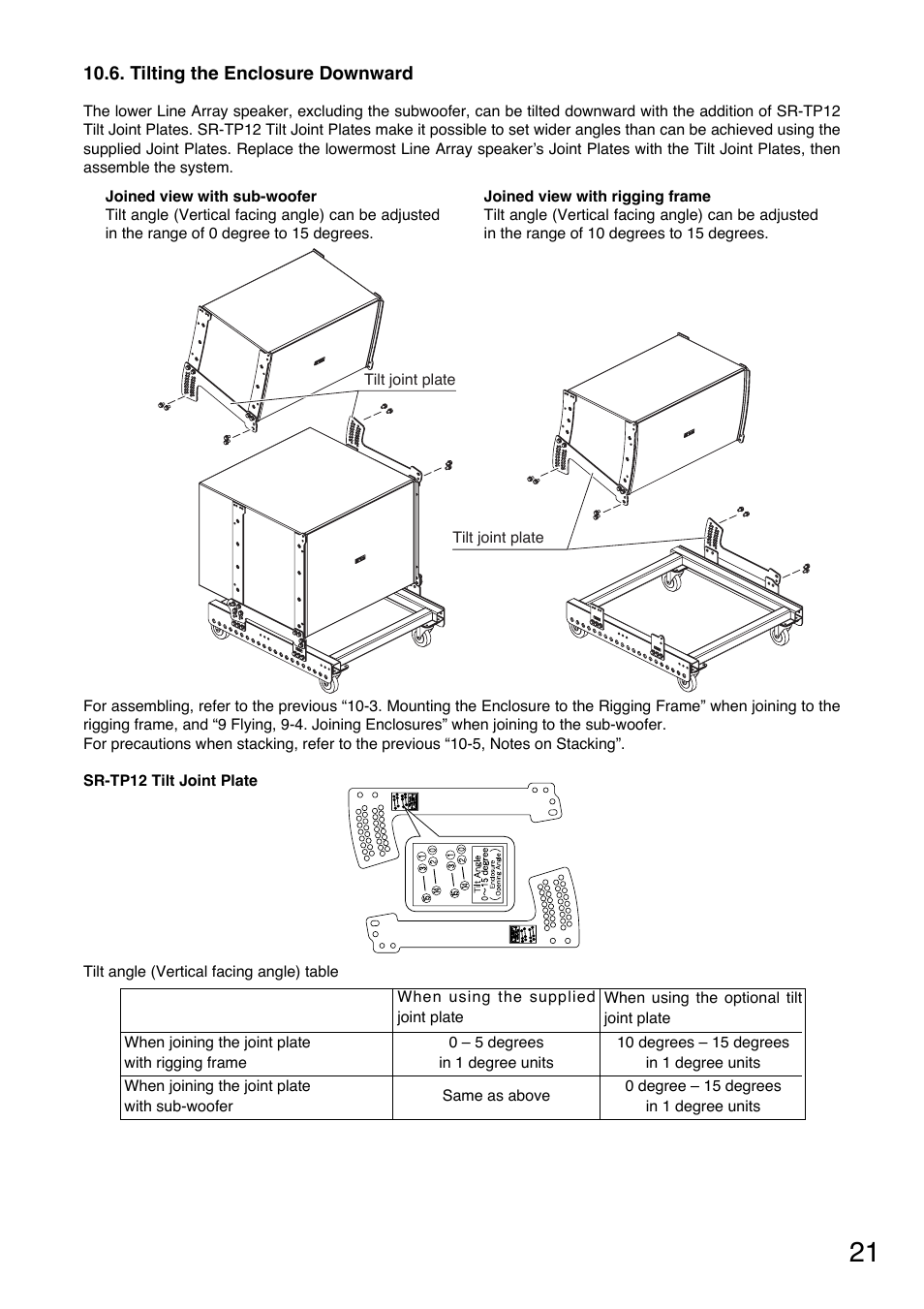 Toa SR-TP12 User Manual | Page 21 / 24