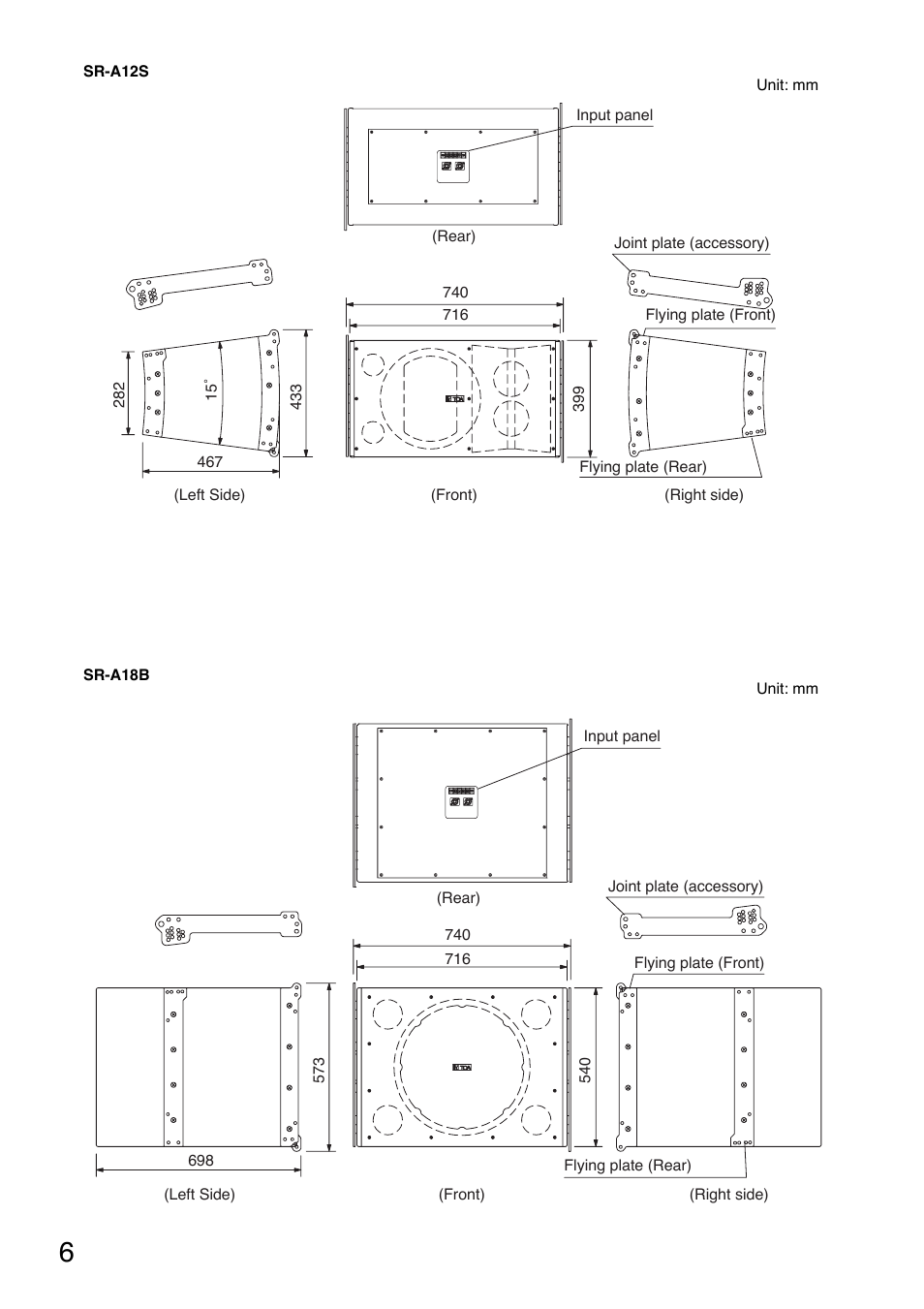 Toa SR-TP12 User Manual | Page 6 / 24