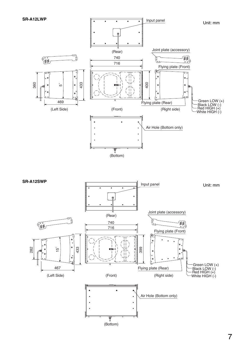 Toa SR-TP12 User Manual | Page 7 / 24