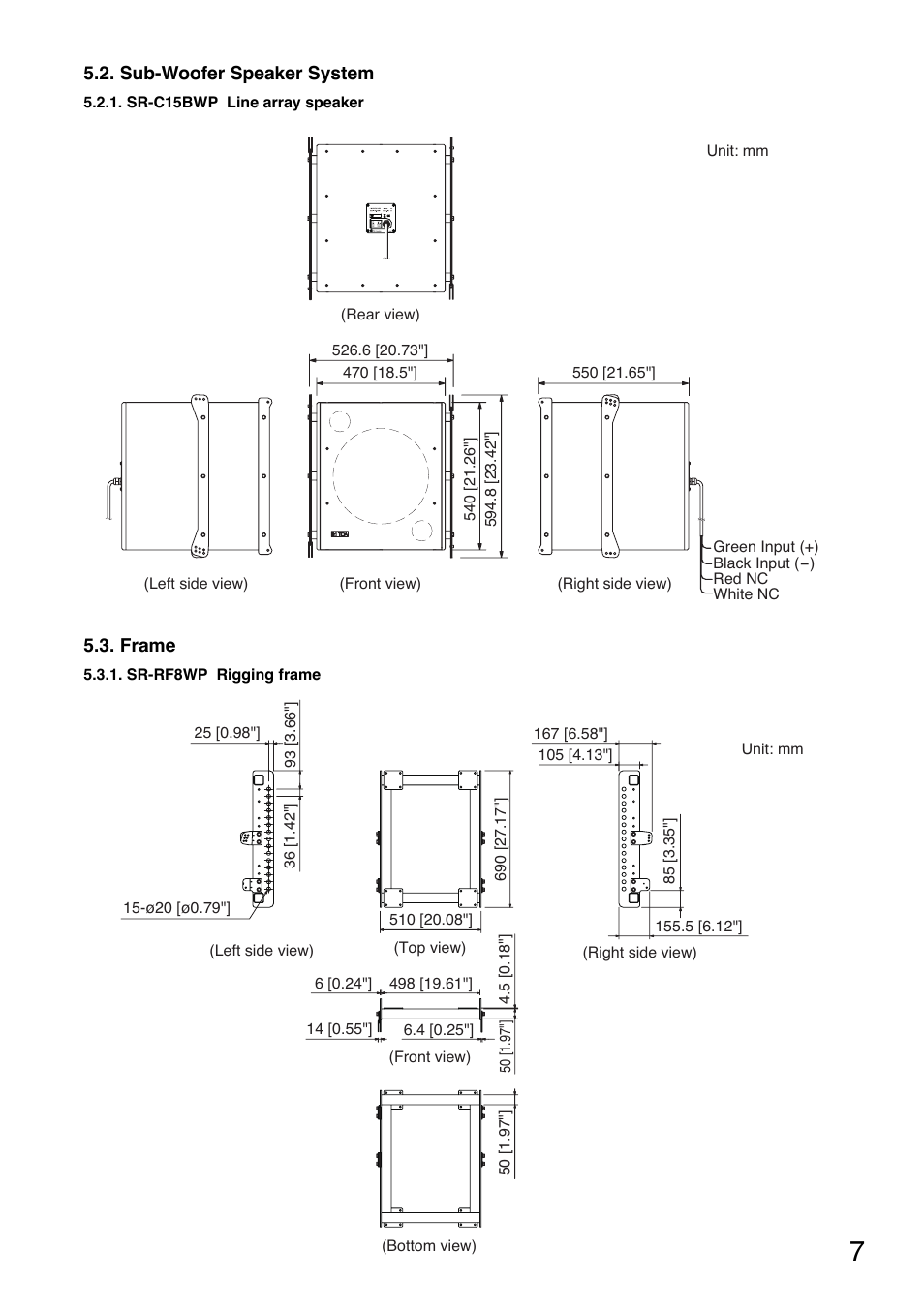 Toa SR-RF8WP User Manual | Page 7 / 20