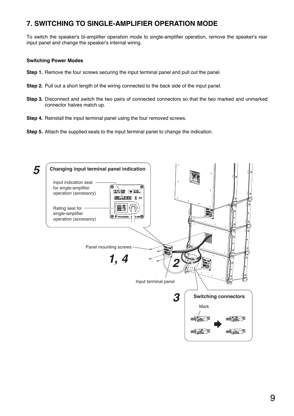 Toa SR-RF8WP User Manual | Page 9 / 20