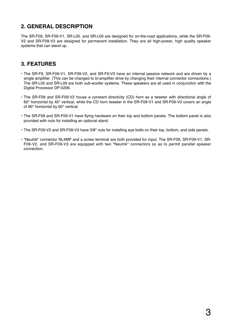 Toa SR-L05 User Manual | Page 3 / 12