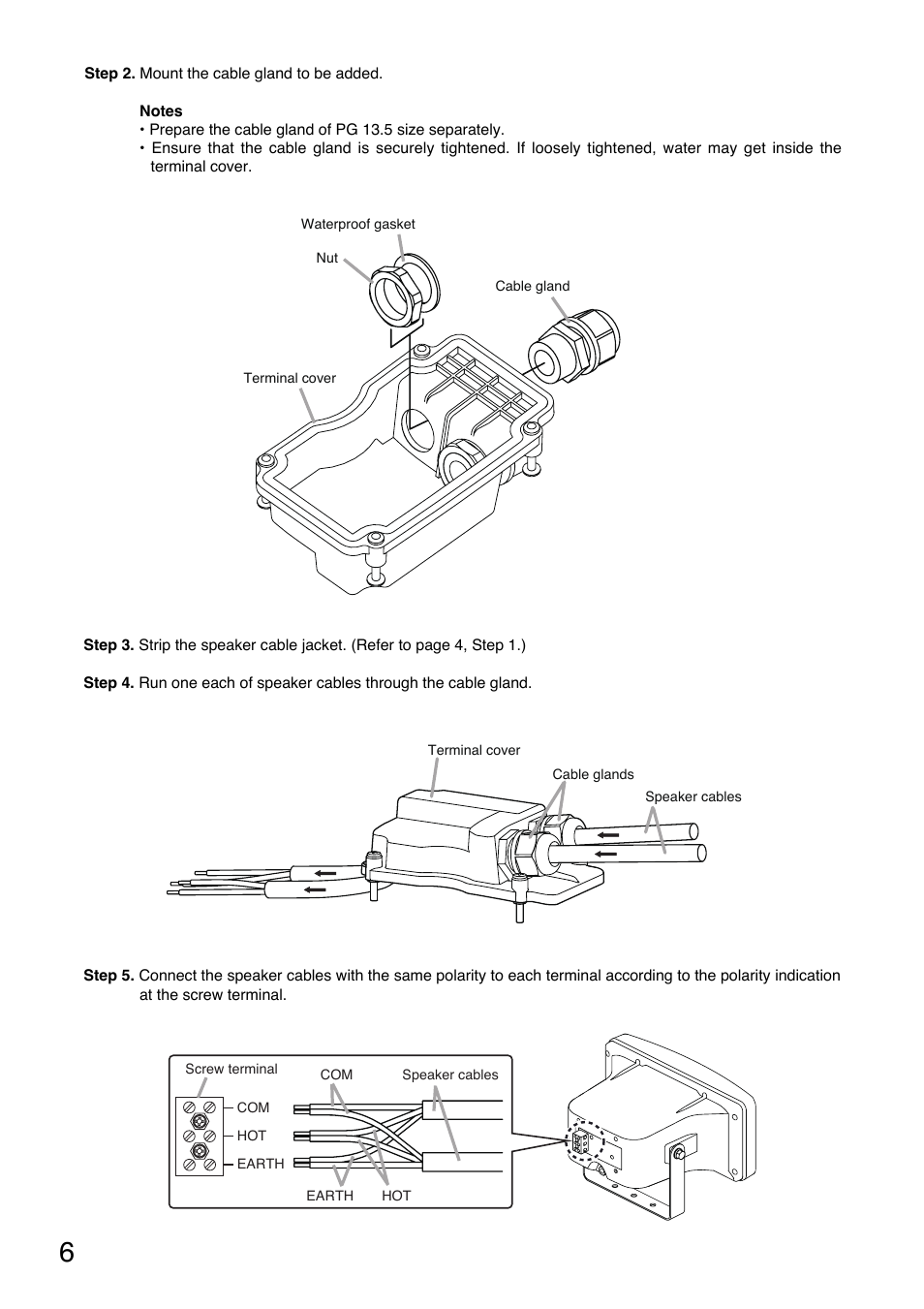 Toa CS-154BS User Manual | Page 6 / 12