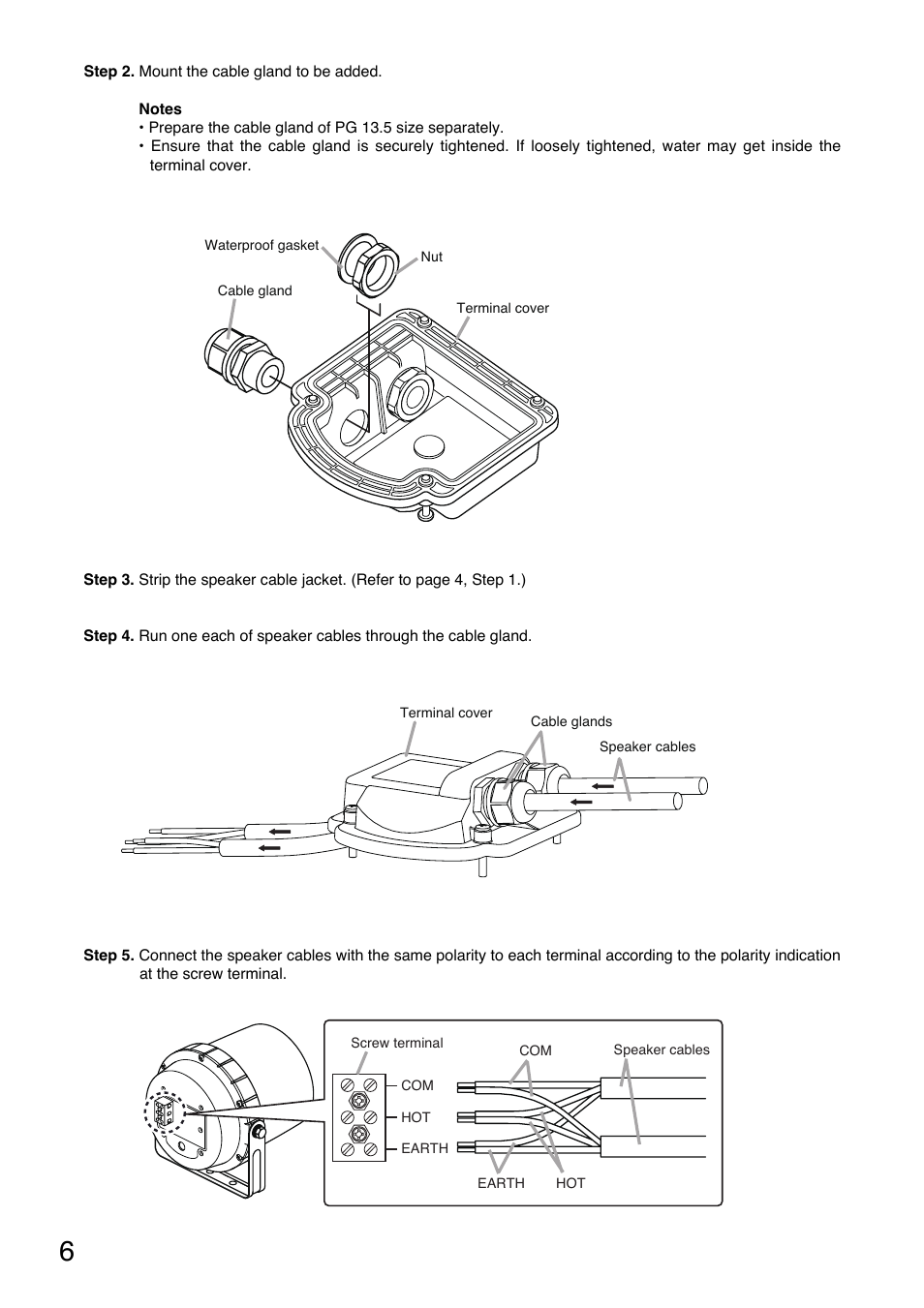 Toa CS-64BS User Manual | Page 6 / 12