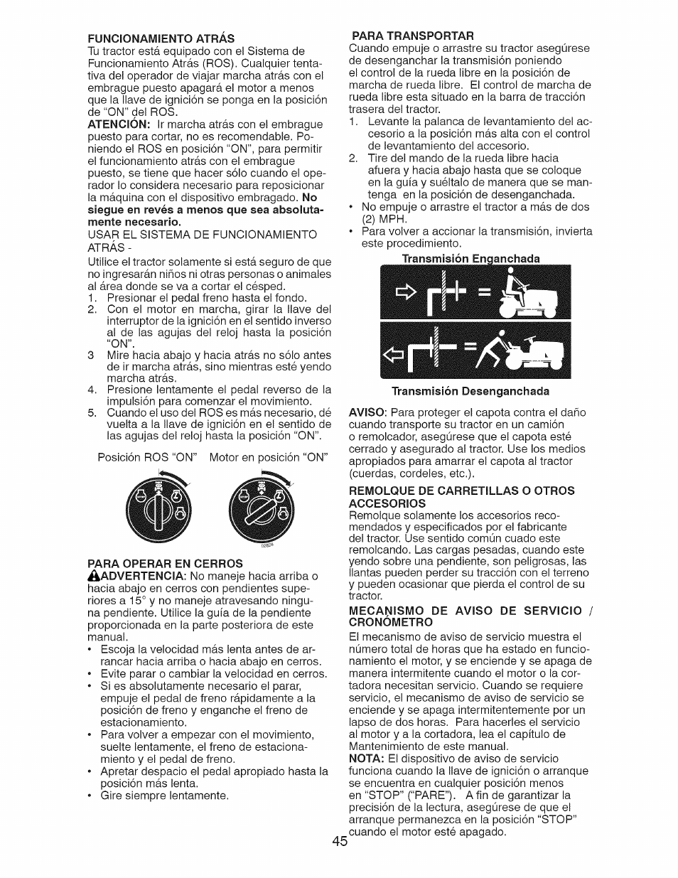 Craftsman 917.28928 User Manual | Page 45 / 64