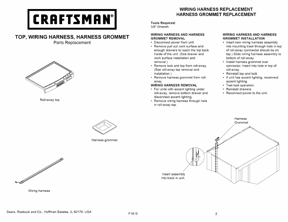 Slide replacement | Craftsman 706.596690 User Manual | Page 9 / 35