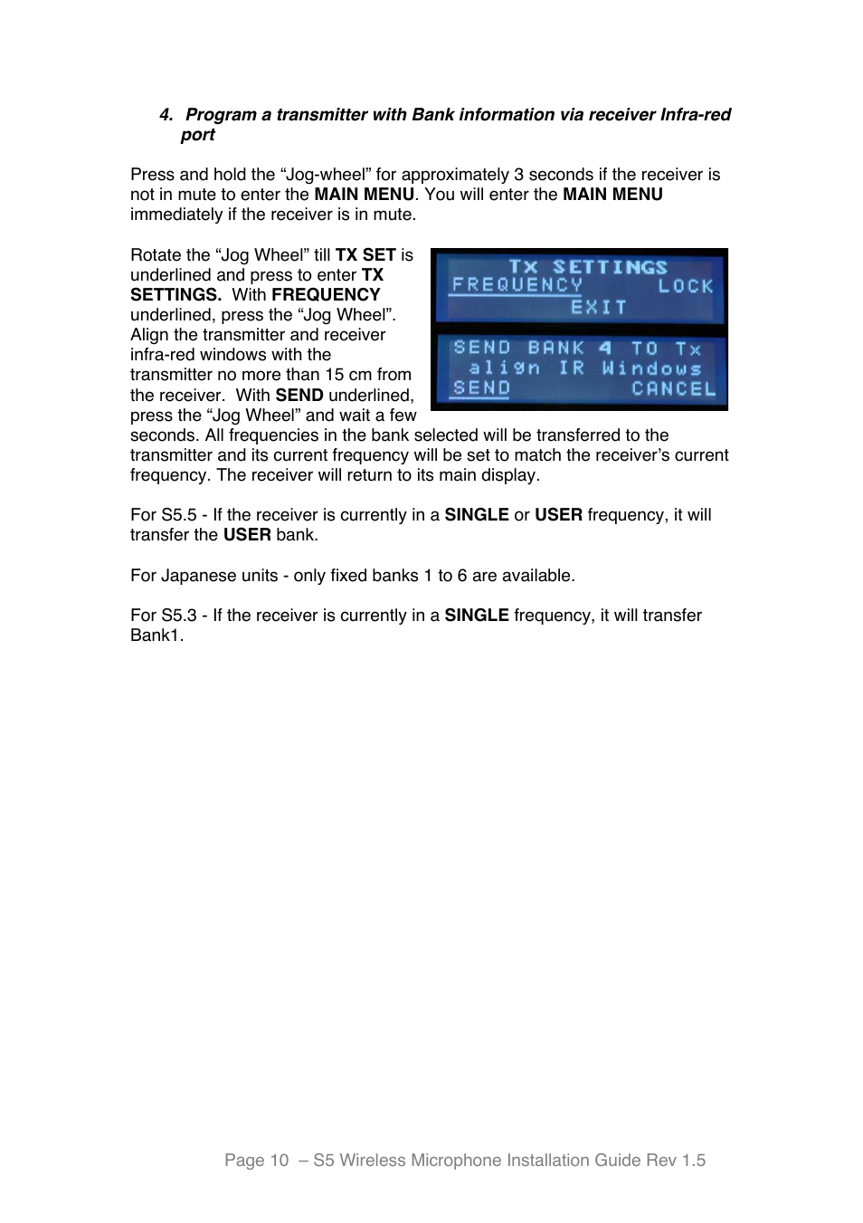 Toa S5 Series Installation User Manual | Page 11 / 28