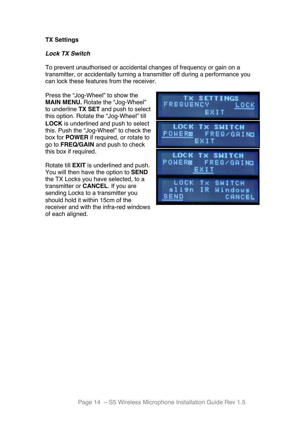 Toa S5 Series Installation User Manual | Page 15 / 28