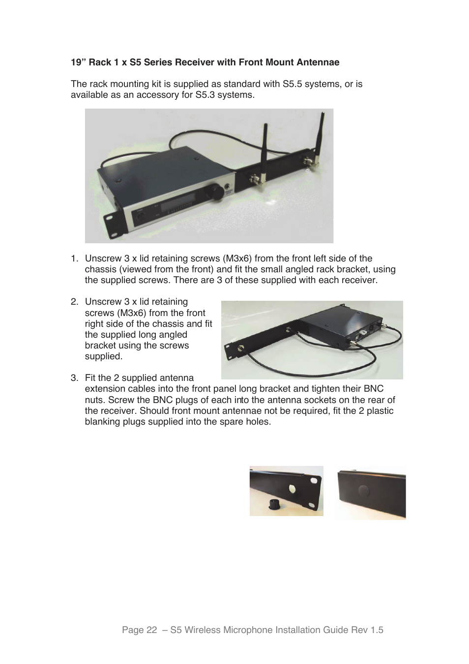 Toa S5 Series Installation User Manual | Page 23 / 28