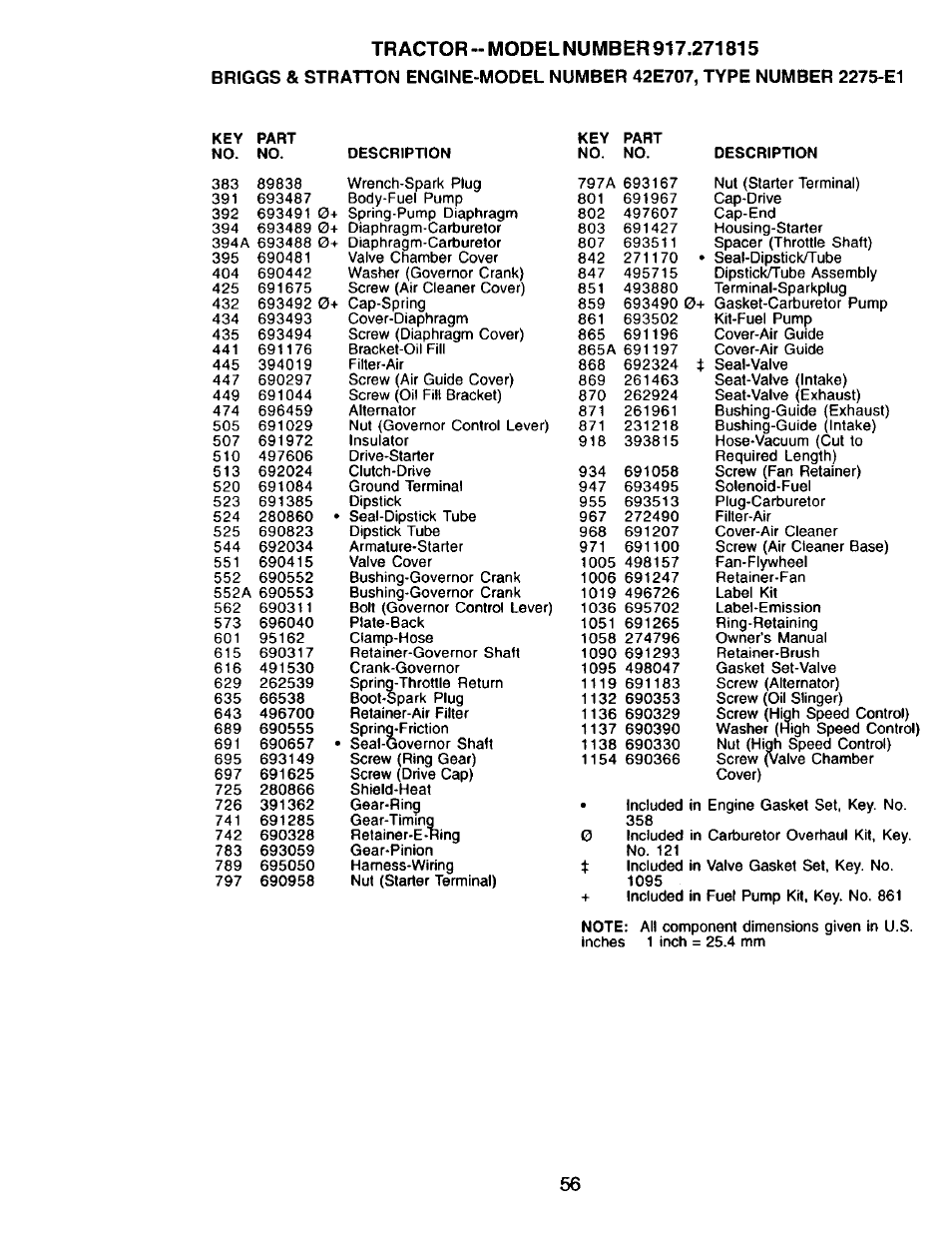 Craftsman 917.271815 User Manual | Page 56 / 60