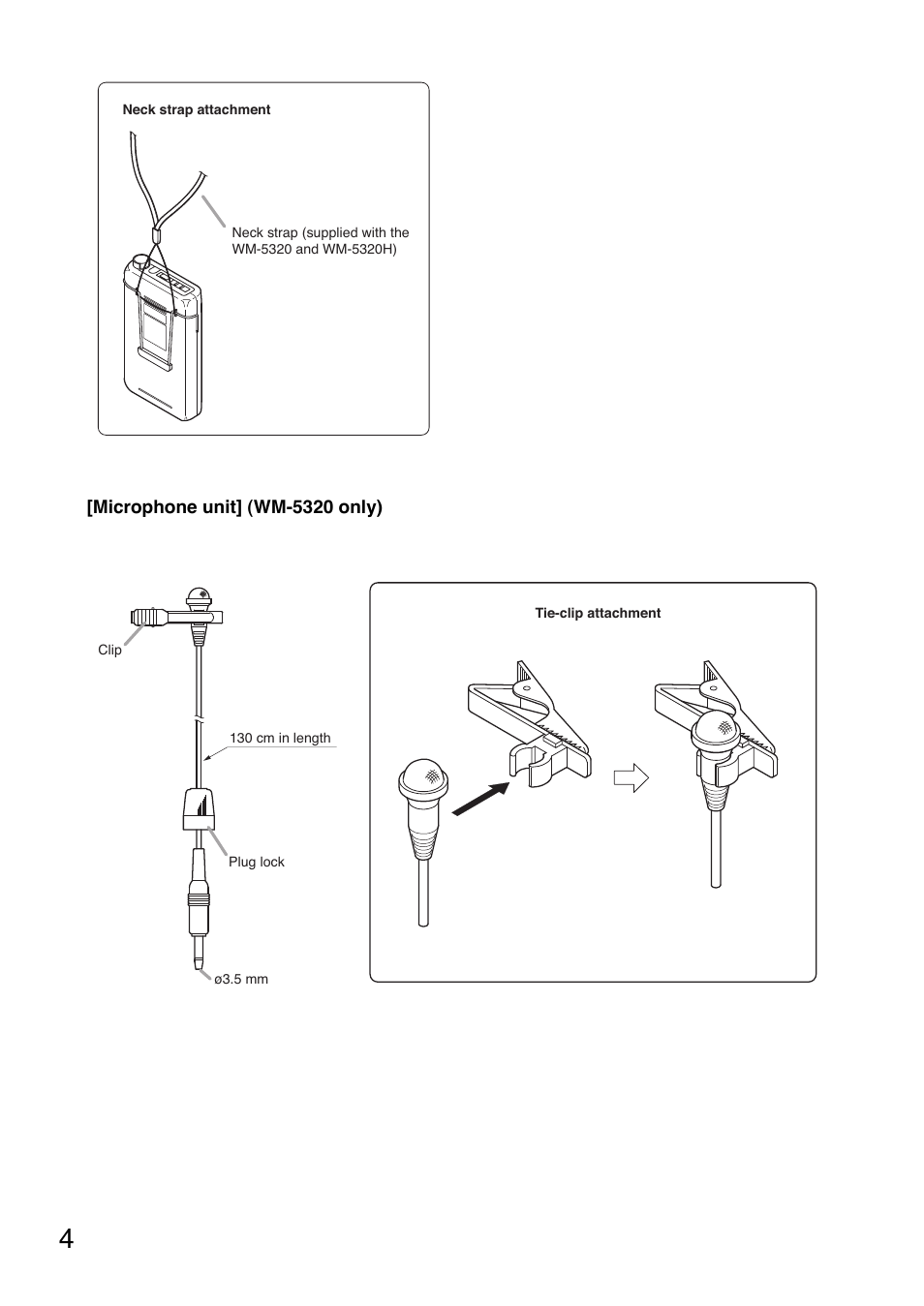 Toa WM-5320H User Manual | Page 4 / 8