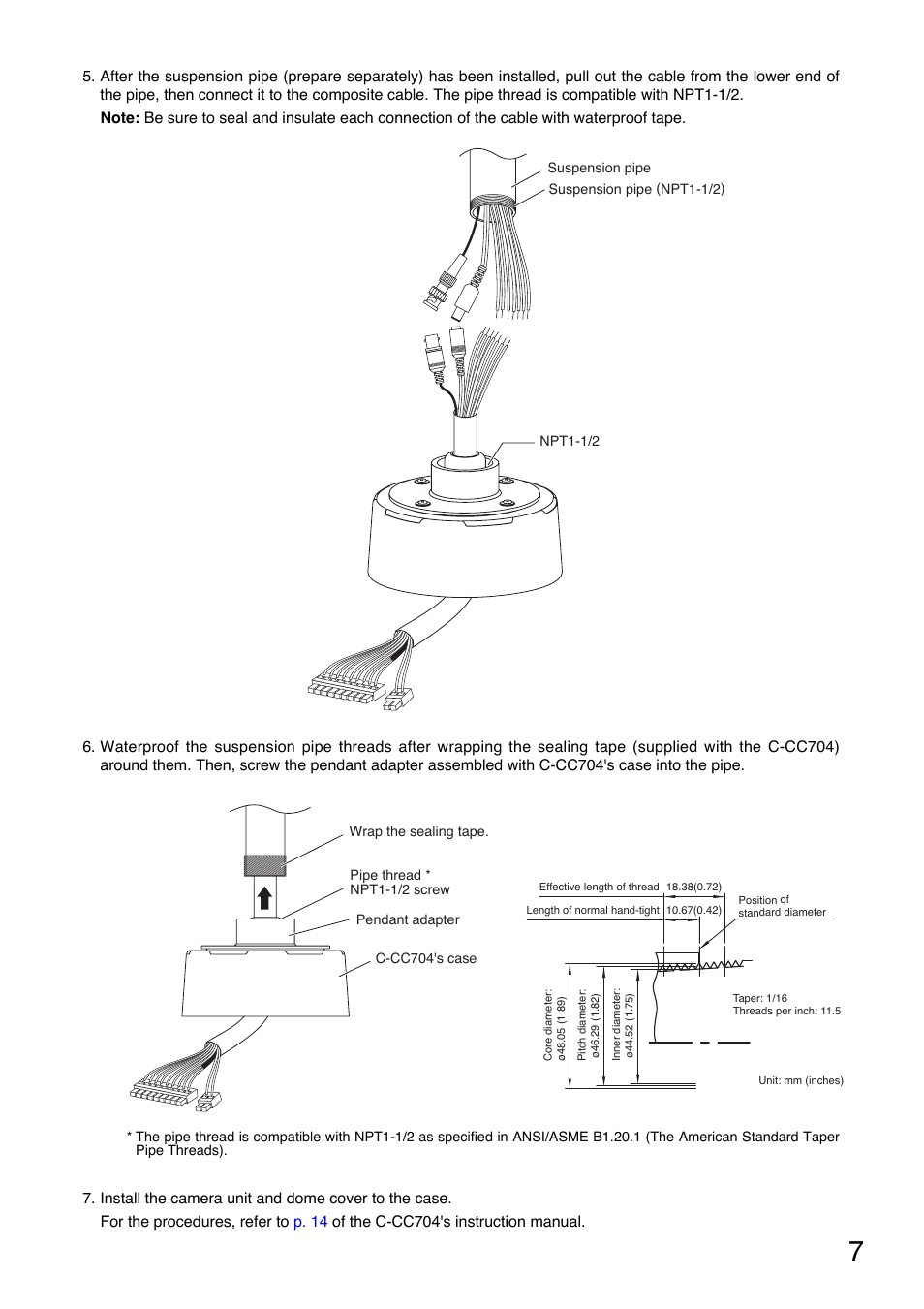 Toa C-BC704PB User Manual | Page 7 / 8
