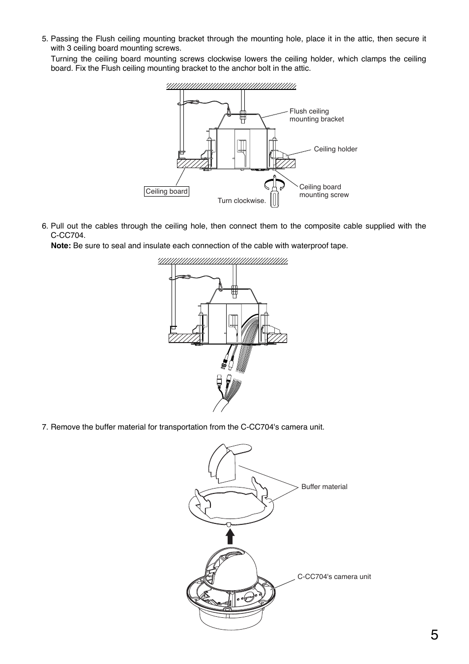 Toa C-BC704U User Manual | Page 5 / 8