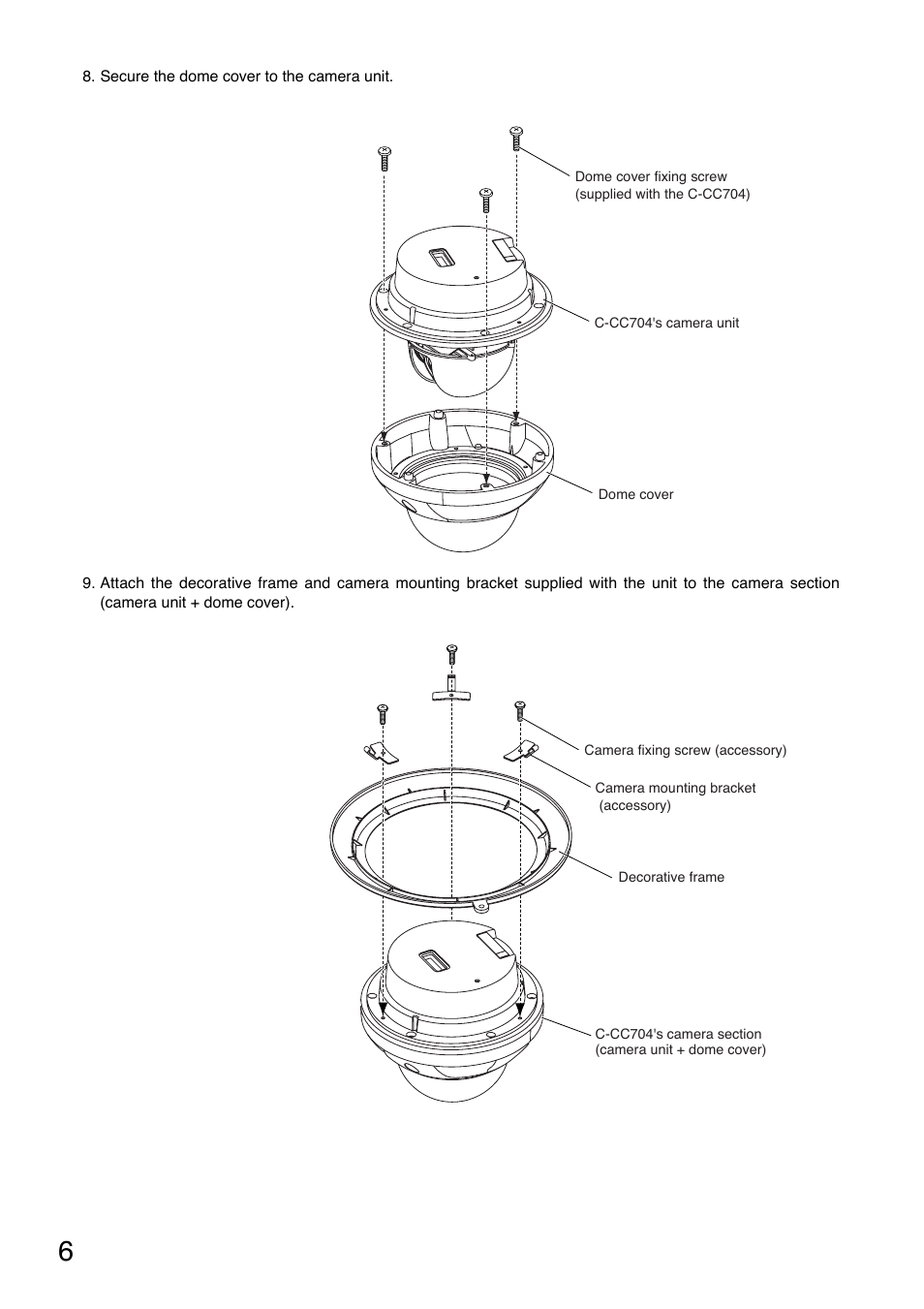 Toa C-BC704U User Manual | Page 6 / 8