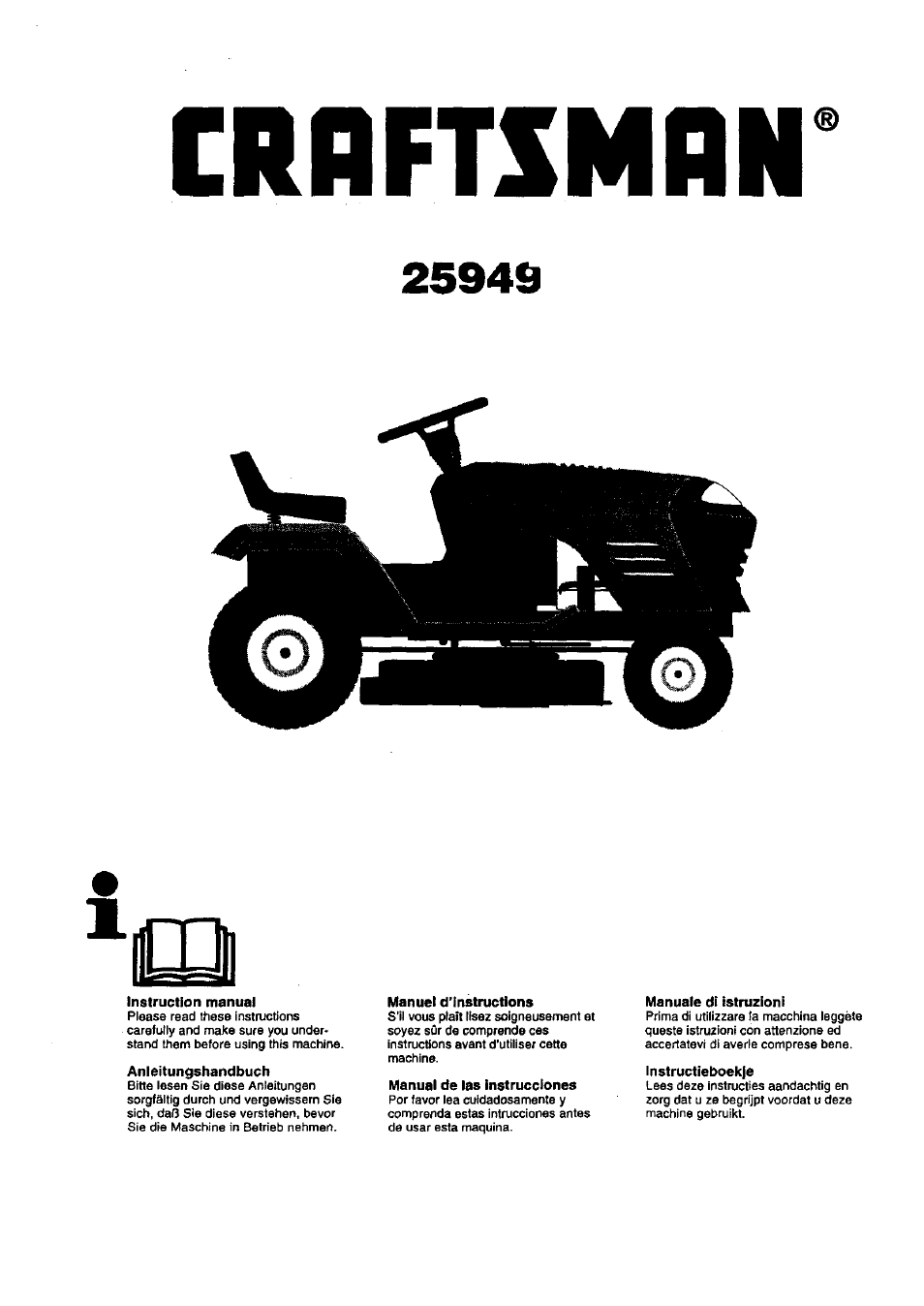 Craftsman 25949 User Manual | 68 pages