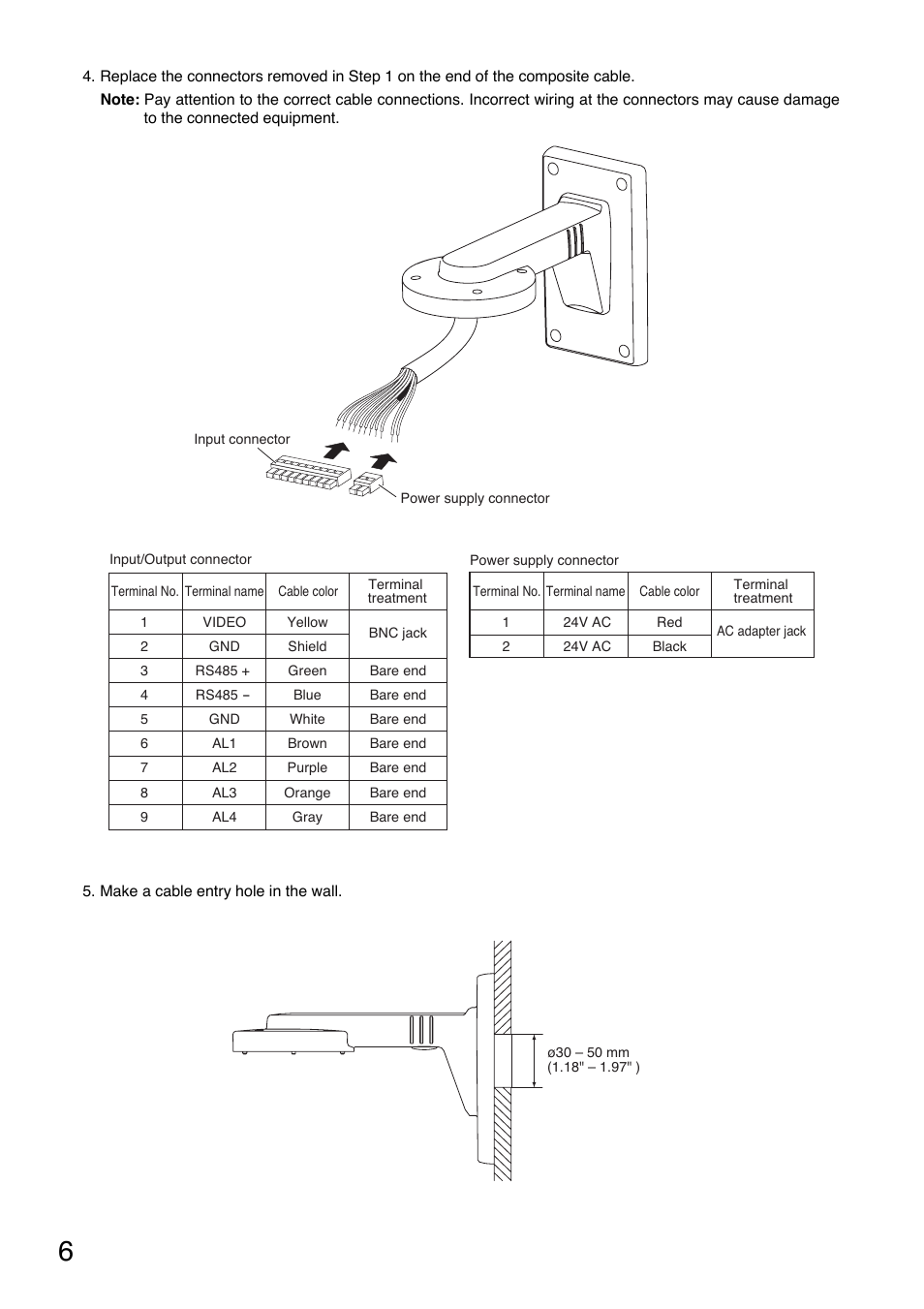 Toa C-BC704W User Manual | Page 6 / 12