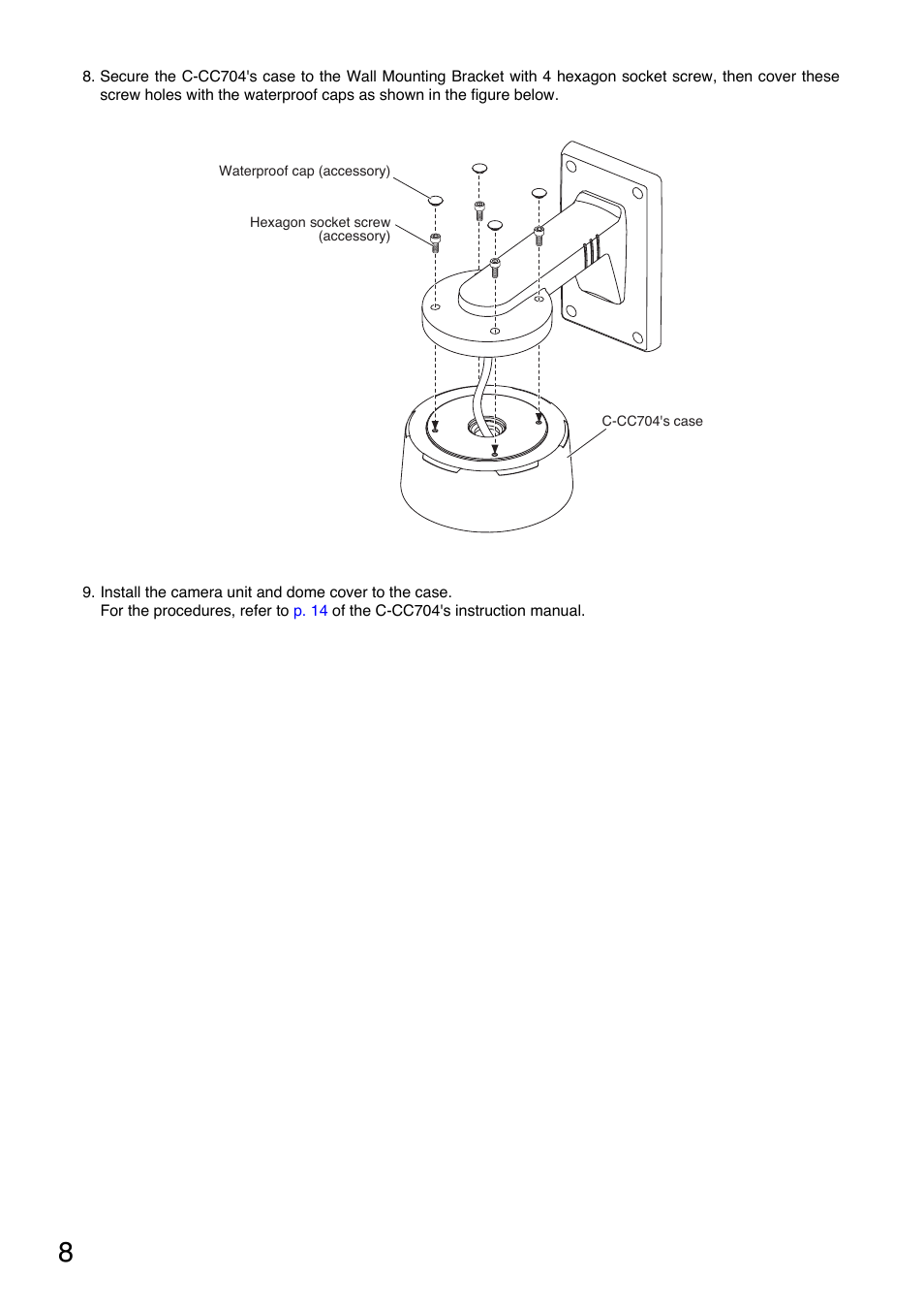 Toa C-BC704W User Manual | Page 8 / 12